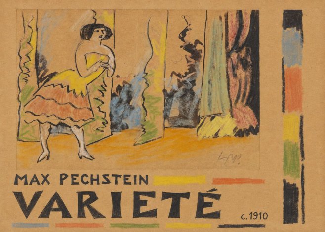 Max Pechstein Varieté No5 - Póster