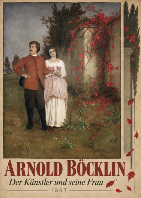 Arnold Böcklin Der Künstler Und Seine Frau No4 - Póster