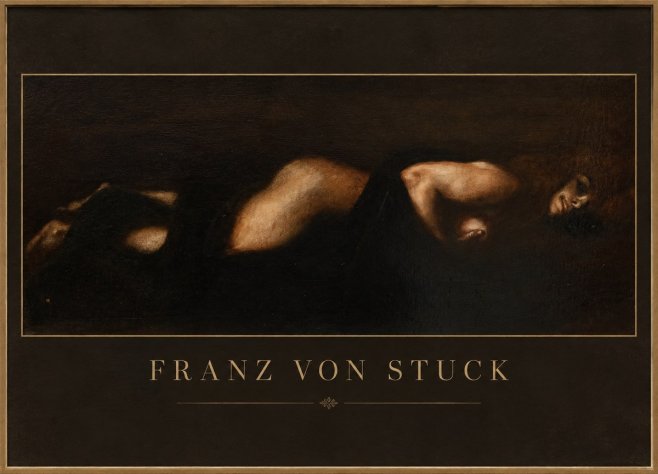 Franz von Stuck Der Schlaf No1 - Póster