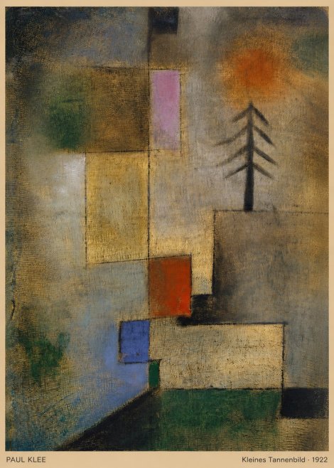 Paul Klee Kleines Tannenbild No5 - Póster