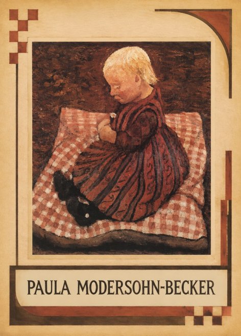 Paula Modersohn-Becker Girl with Flower No1 - Póster