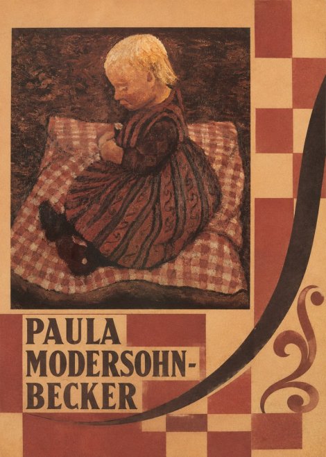 Paula Modersohn-Becker Girl with Flower No5 - Póster