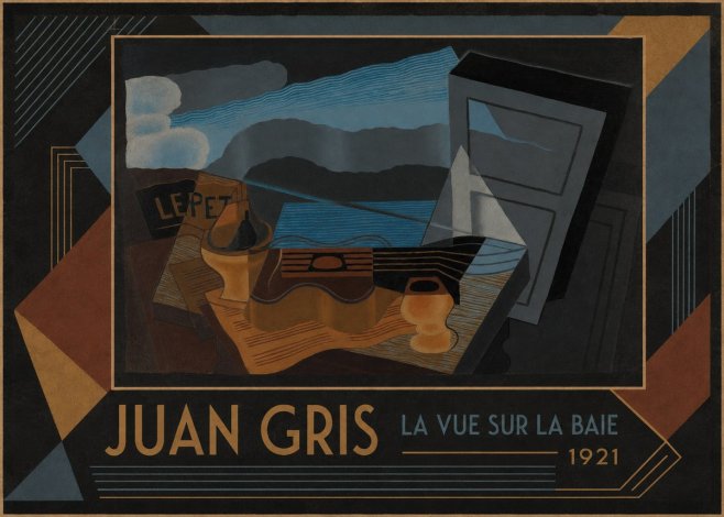 Juan Gris La Vue Sur La Baie No1 - Póster