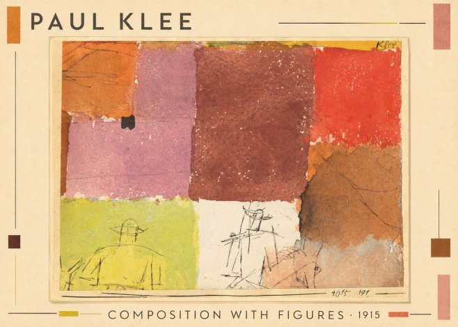 Paul Klee Composition with Figures II No1 - Póster