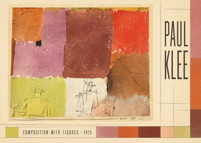 Paul Klee Composition with Figures II No3 - Póster