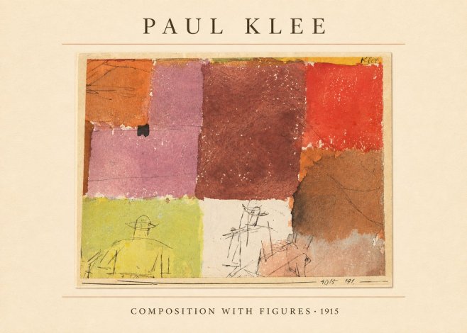 Paul Klee Composition with Figures II No4 - Póster