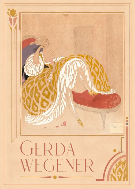 Gerda Wegener Woman in Yellow Dress No1 - Póster