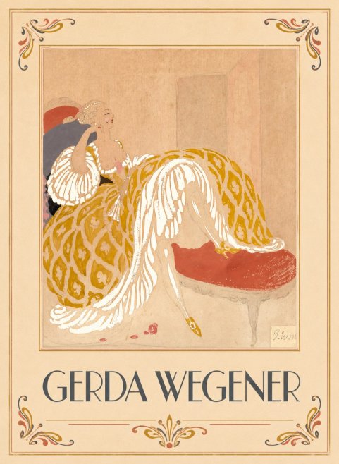 Gerda Wegener Woman in Yellow Dress No6 - Póster