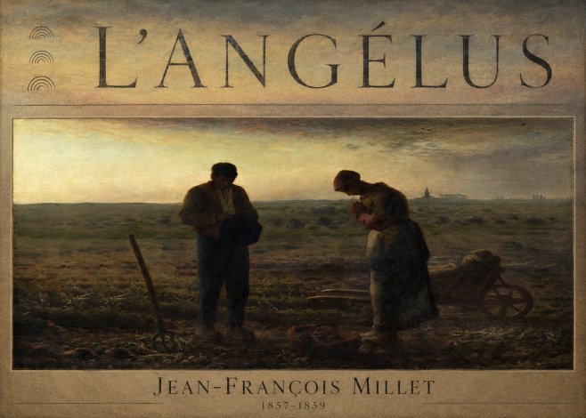 Jean-François Millet L'angélus III No6 - Póster