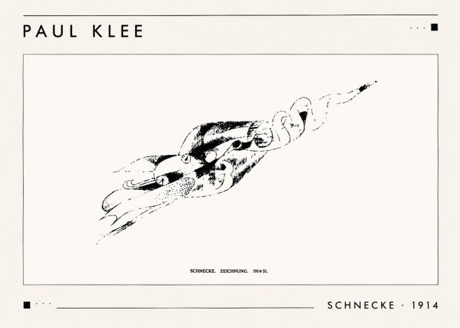 Paul Klee Schnecke No1 - Póster