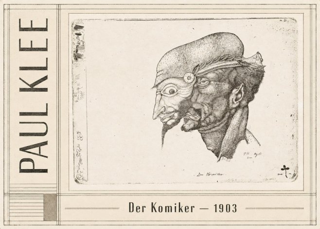 Paul Klee Der Komiker No2 - Póster