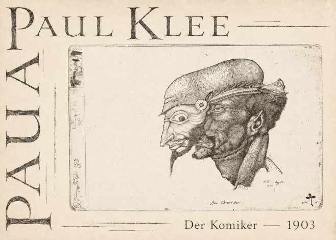 Paul Klee Der Komiker No3 - Póster