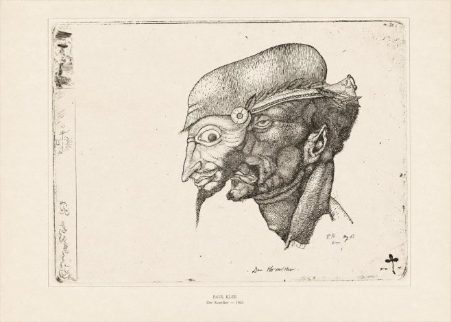 Paul Klee Der Komiker No6 - Póster