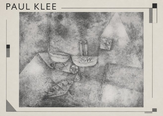 Paul Klee Boats at the Shore No1 - Póster