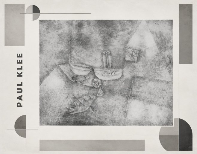 Paul Klee Boats at the Shore No4 - Póster