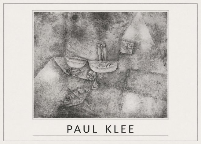 Paul Klee Boats at the Shore No5 - Póster