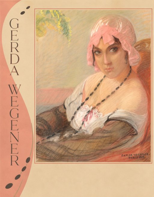 Gerda Wegener Woman in a Pink Bonnet No5 - Póster