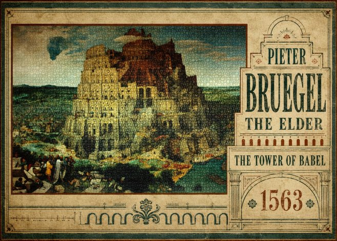 Pieter Bruegel The Tower of Babel XV No5 - Póster