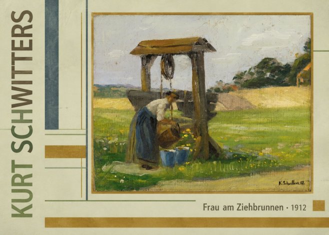 Kurt Schwitters Frau Am Ziehbrunnen No2 - Póster