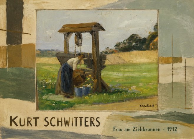 Kurt Schwitters Frau Am Ziehbrunnen No3 - Póster