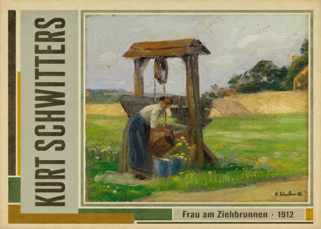 Kurt Schwitters Frau Am Ziehbrunnen No4 - Póster