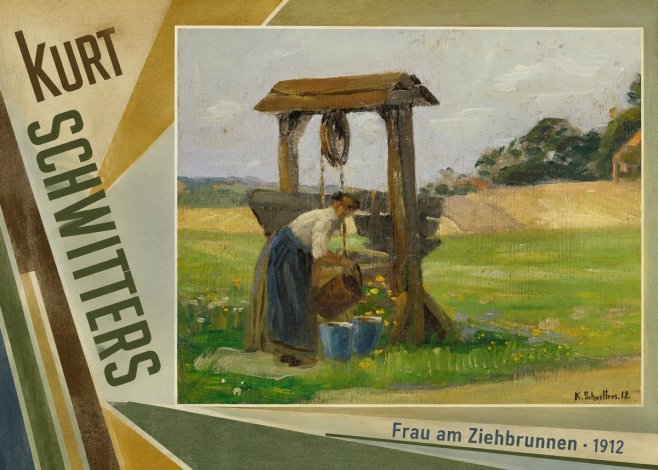 Kurt Schwitters Frau Am Ziehbrunnen No5 - Póster