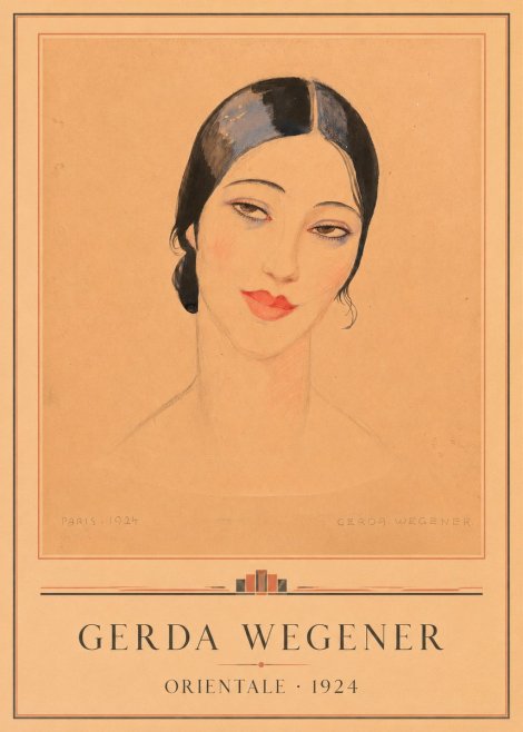 Gerda Wegener Orientale No1 - Póster
