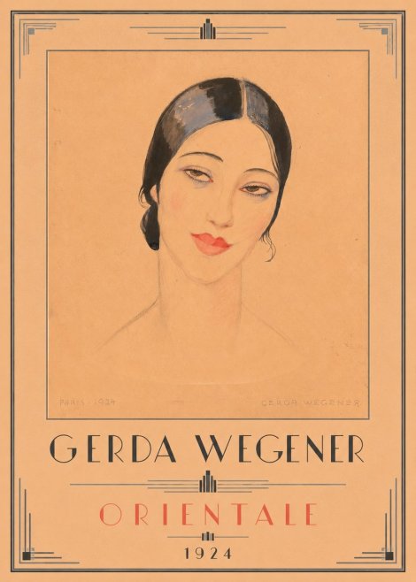 Gerda Wegener Orientale No4 - Póster