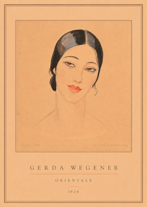 Gerda Wegener Orientale No5 - Póster