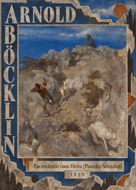 Arnold Böcklin Pan Erschreckt Einen Hirten (Panischer Schrecken) No5 - Póster