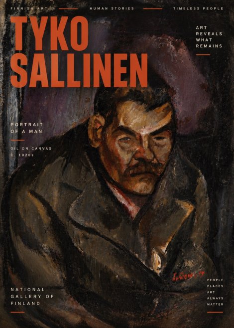 Tyko Sallinen Portrait of a Man V No6 - Póster