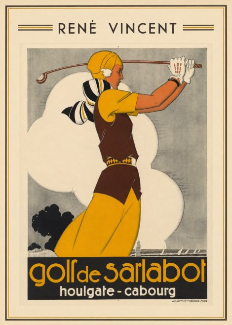 René Vincent Golf De Sarlabot No1 - Póster