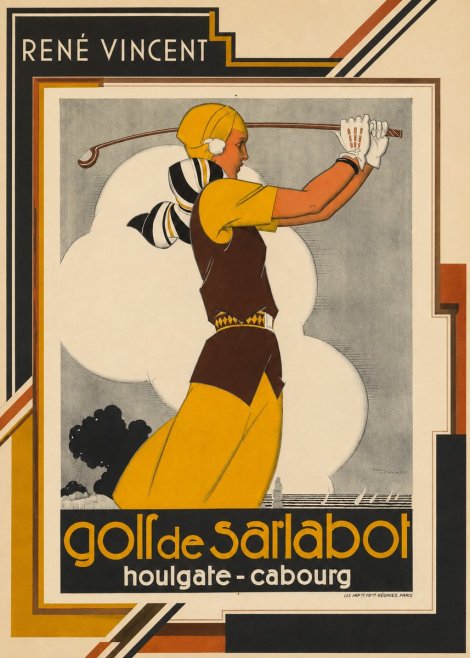 René Vincent Golf De Sarlabot No2 - Póster