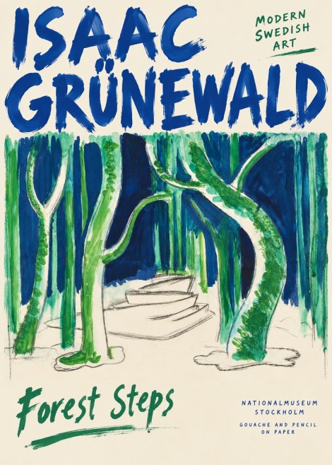 Isaac Grünewald Forest Path No6 - Póster