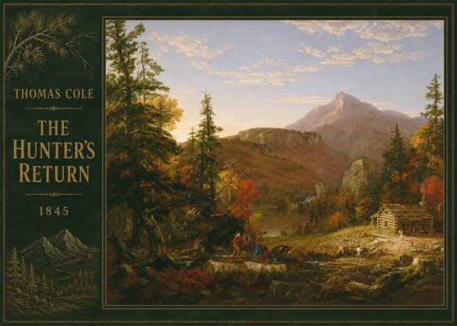 Thomas Cole The Hunter's Return II No4 - Póster