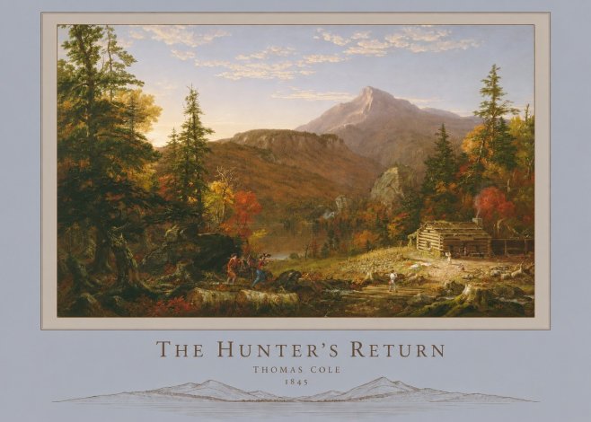 Thomas Cole The Hunter's Return II No6 - Póster