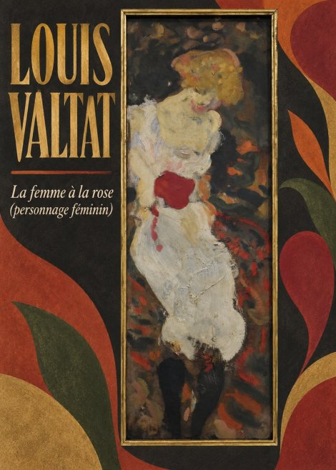 Louis Valtat La Femme À La Rose (Personnage Féminin) No3 - Póster