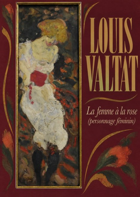 Louis Valtat La Femme À La Rose (Personnage Féminin) No4 - Póster