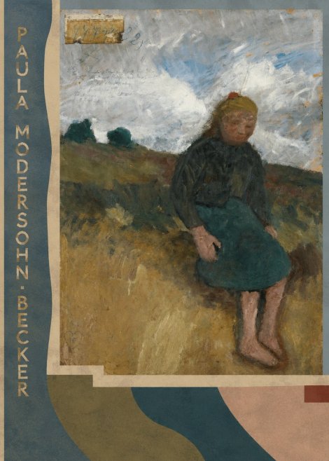 Paula Modersohn-Becker Seated Girl in the Moor No3 - Póster