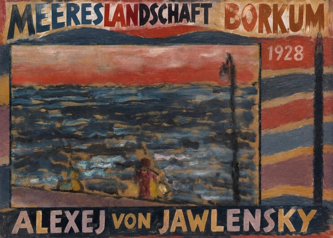 Alexej von Jawlensky Meereslandschaft Borkum No2 - Póster