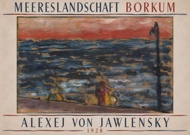 Alexej von Jawlensky Meereslandschaft Borkum No4 - Póster