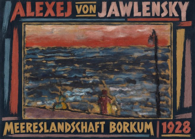 Alexej von Jawlensky Meereslandschaft Borkum No5 - Póster