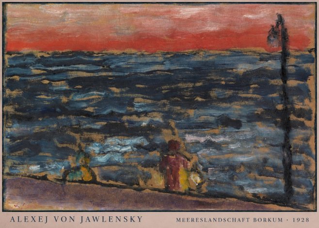 Alexej von Jawlensky Meereslandschaft Borkum No6 - Póster