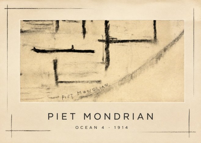 Piet Mondrian Ocean 4 No1 - Póster
