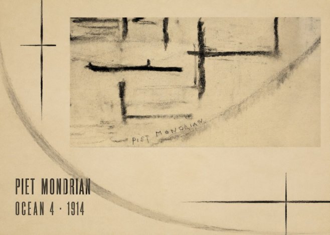 Piet Mondrian Ocean 4 No6 - Póster