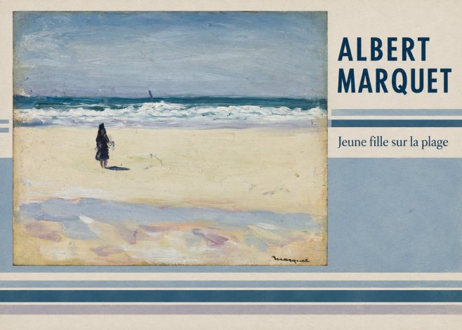 Albert Marquet Jeune Fille Sur La Plage No2 - Póster