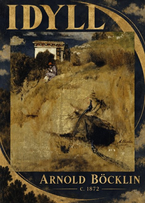 Arnold Böcklin Idyll - Fragment Eines Wandschirms No5 - Póster