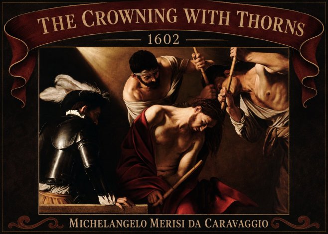Michelangelo Merisi da Caravaggio The Crowning with Thorns II No4 - Póster