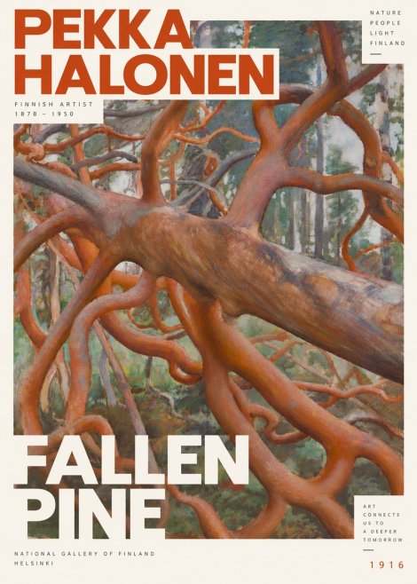 Pekka Halonen Fallen Pine No6 - Póster
