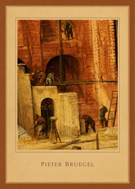 Pieter Bruegel The Tower of Babel XVI No5 - Póster